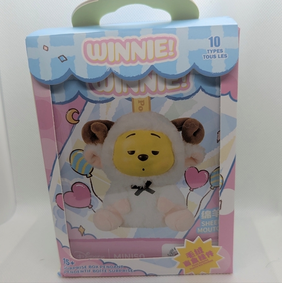 Miniso Other - Miniso Winnie The Pooh Naughty Party Vinyl Plush-Goat